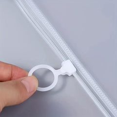 Thick Zipper Bags Stationery Storage Travel Cosmetic Transparent Storage