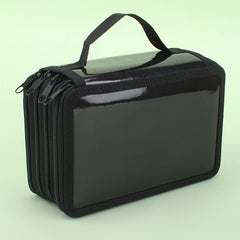 72 Hole Portable Pencil Case with Handle for School & College
