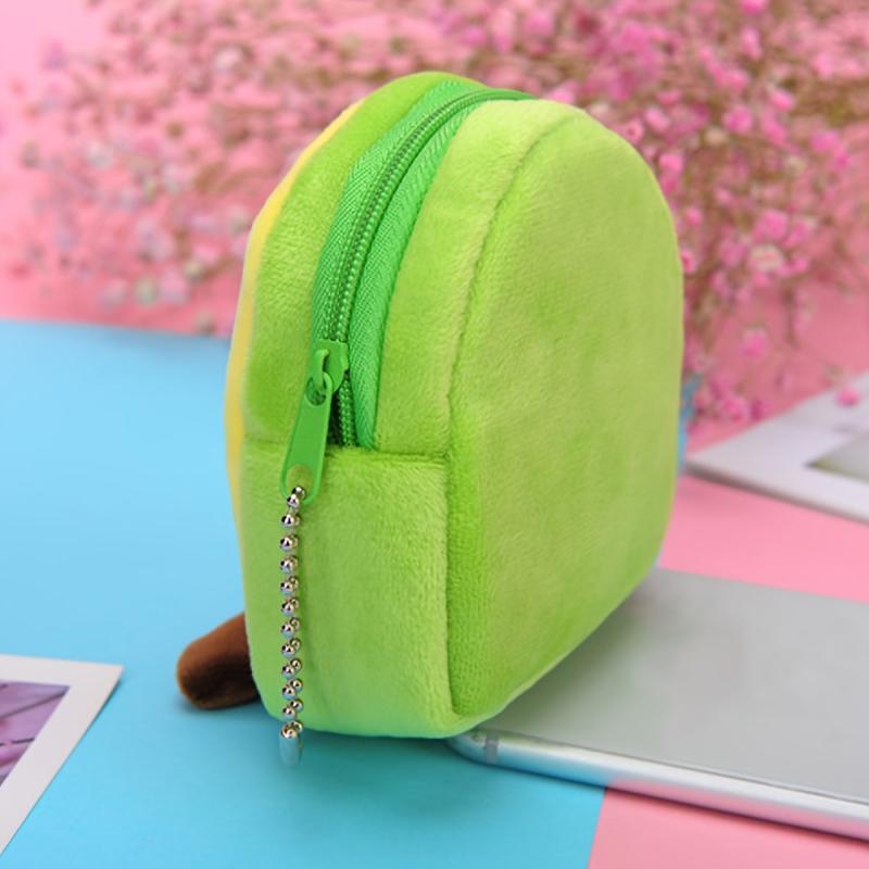 Plush Avocado Coin Purse Zipper