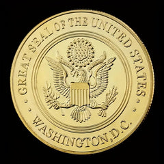 1 Pack Souvenir Collection Gift Coin Gilt Art Seal Coins For Adults And Students