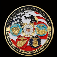 1 Pack Souvenir Collection Gift Coin Gilt Art Seal Coins For Adults And Students