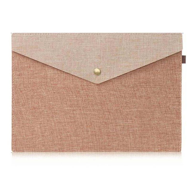 Large Capacity Canvas Stationery Case for Organizing Documents