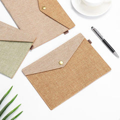 Large Capacity Canvas Stationery Case for Organizing Documents