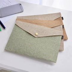 Large Capacity Canvas Stationery Case for Organizing Documents