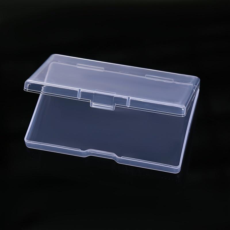 Portable Square Plastic Box for Cards, Jewelry & Notes