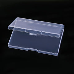 Portable Square Plastic Box for Cards, Jewelry & Notes