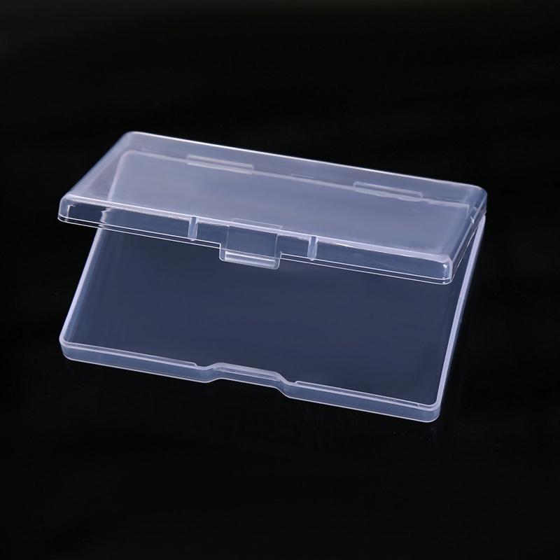 Portable Square Plastic Box for Cards, Jewelry & Notes