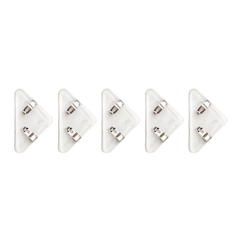 5pcs Transparent File Corner Clip