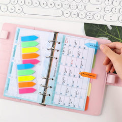 82pcs Classic A6 Planner Inserts Personal Double Sided Ref