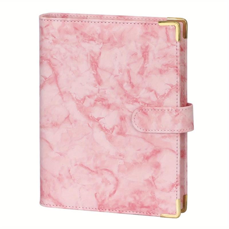 Marble A6 Budget Binder with 8 Cash Envelopes & More