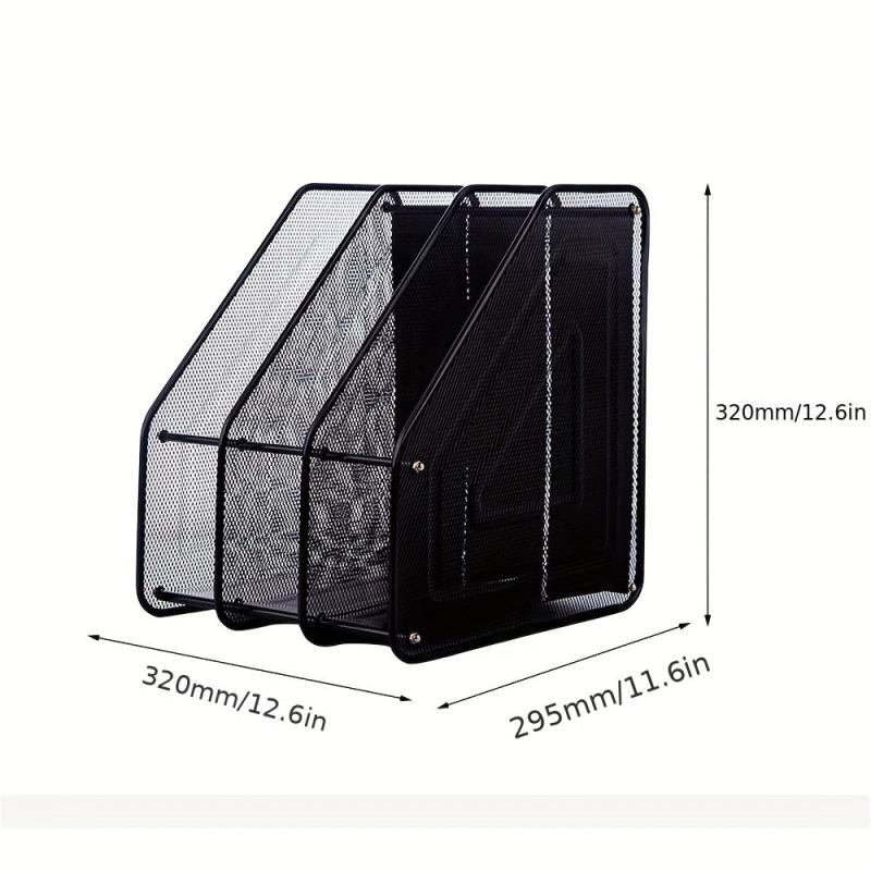 3 Tier Office Desk File Magazine Paper Organiser Holder Stand