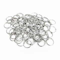 50 Pack 1 Inch Loose Leaf Binder Rings for Index Cards Flash Cards