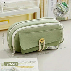 Large Capacity Pencil Case Stationery Box Handheld Cosmetics Portable