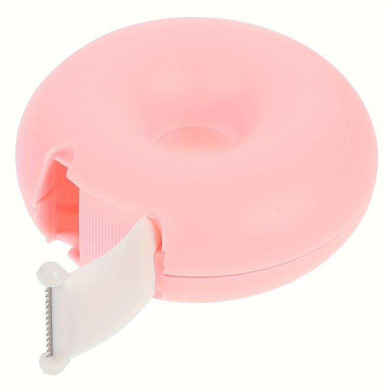 Donut Shape Mini Tape Dispenser Pink