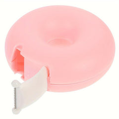Donut Shape Mini Tape Dispenser Pink