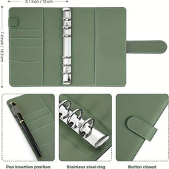 Budget Binder Money Organizer for Cash Envelopes & Expense Sheets