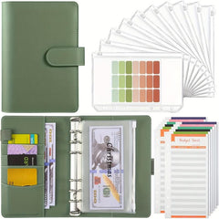 Budget Binder Money Organizer for Cash Envelopes & Expense Sheets