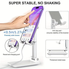 Adjustable Foldable Mobile Phone Tablet Stand for Android Smartphone & Tablets