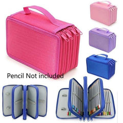 Canvas Colored Pencil Bag Stationery Storage School Supplies