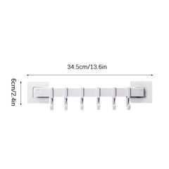 Maximize Kitchen Storage 6 Hook Wall Hangers