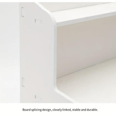 Desktop Storage Rack Wooden Double Layer Cosmetics Student Desk Storage