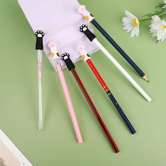 10pcs Pack Cat Claw Pencil Cap Pocket Pen Sleeve