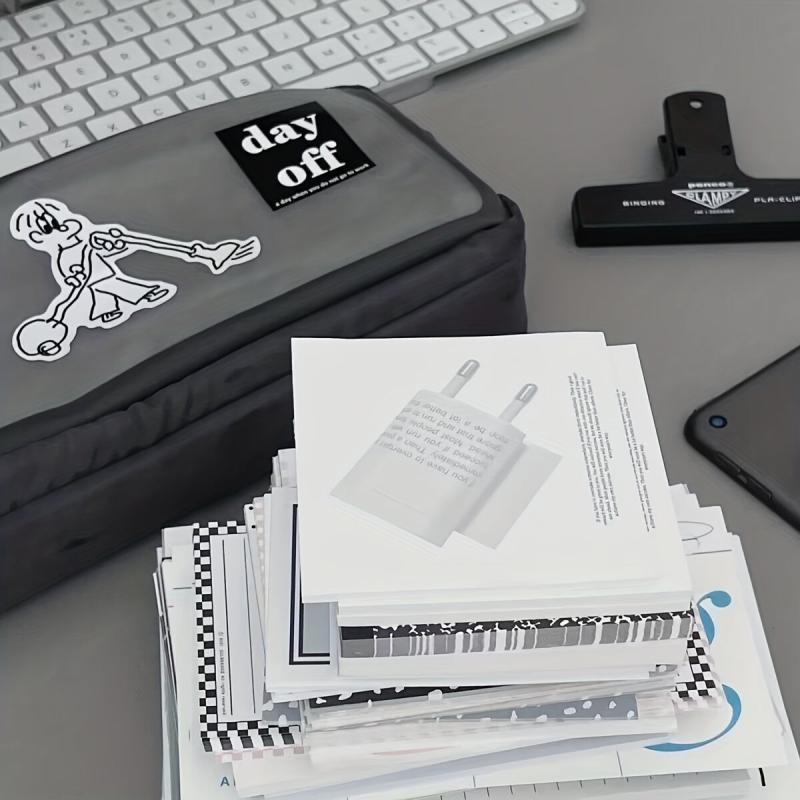 Frosted Transparent Pencil Case Double Layer Large Capacity Stationery Box