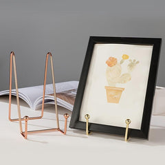 Versatile Plate Stand for Displaying Dishes, Photos, and Frames