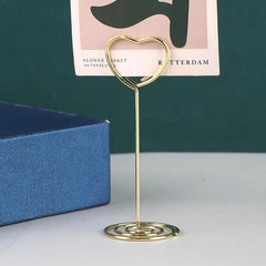 2pcs Golden Love Letter Card Placement Rack Set