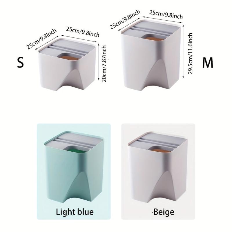 Stackable Trash Sorting Bins for Home Kitchen & Office