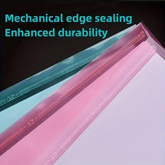 Thickened File Bag A4 Snap Button Transparent Button Bag