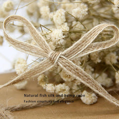 10M Jute Cord String Gift Wrapping Ribbon Bows Crafts Jute Twine Rope Burlap