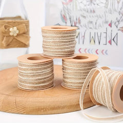 10M Jute Cord String Gift Wrapping Ribbon Bows Crafts Jute Twine Rope Burlap