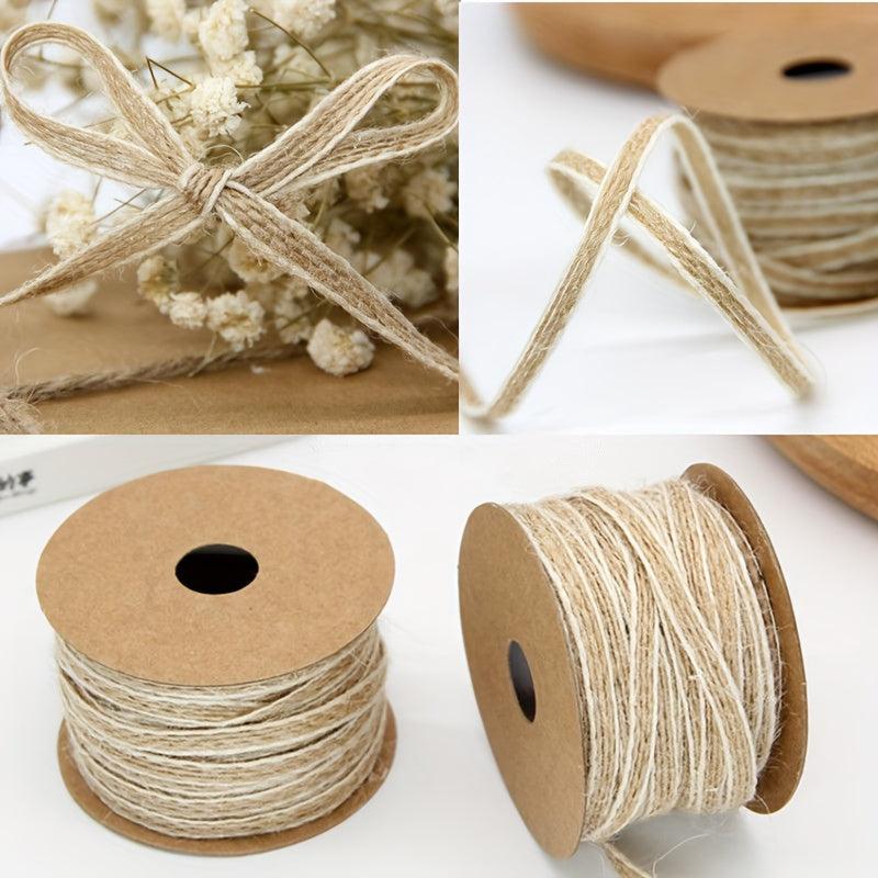 10M Jute Cord String Gift Wrapping Ribbon Bows Crafts Jute Twine Rope Burlap
