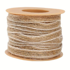 10M Jute Cord String Gift Wrapping Ribbon Bows Crafts Jute Twine Rope Burlap