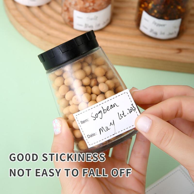 300pcs Adhesive Freezer Refrigerator Food Storage Paper Sticker Labels