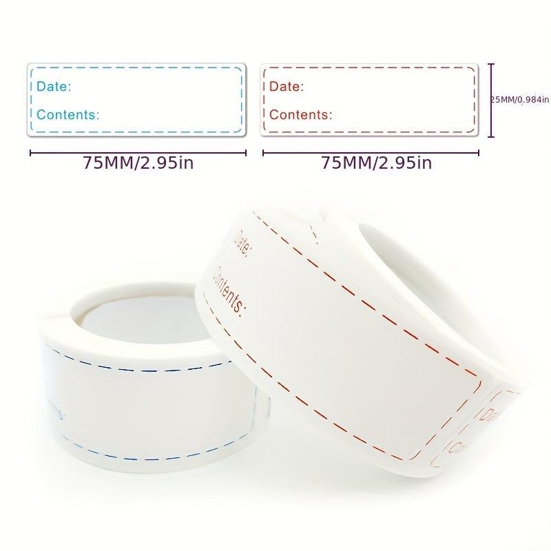 300pcs Adhesive Freezer Refrigerator Food Storage Paper Sticker Labels
