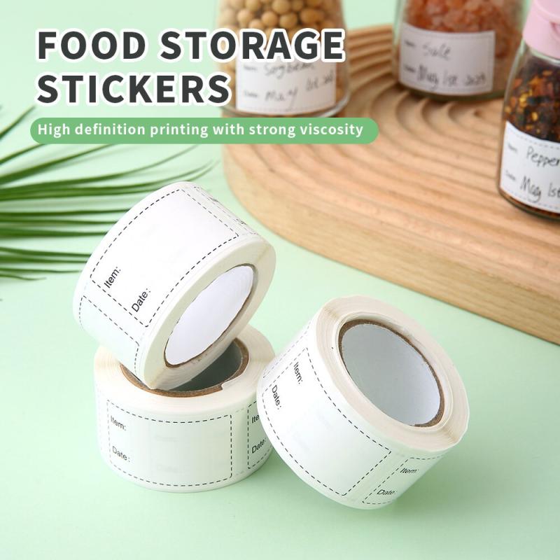 300pcs Adhesive Freezer Refrigerator Food Storage Paper Sticker Labels