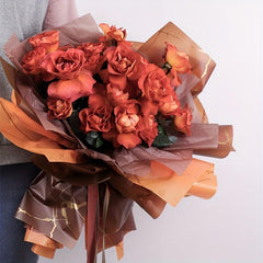 4pcs Marble Pattern Wrapping Paper Flower Art Bouquet Flower Packaging