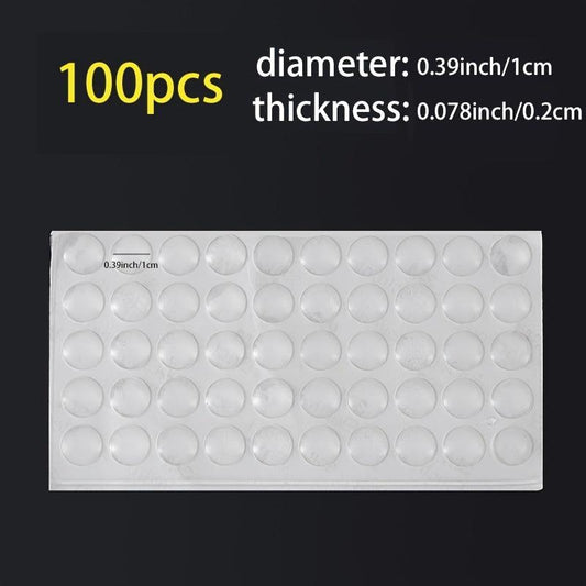 100pcs Clear Rubber Bumpers Self Adhesive Buffer Pads