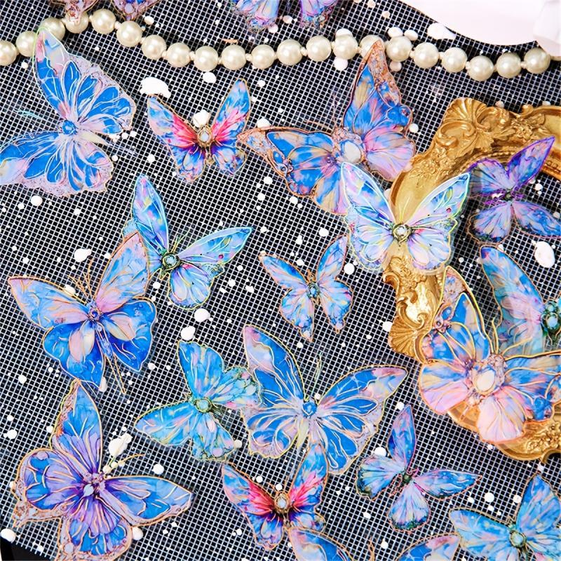 20pcs Butterfly Collection Series Decorative Stickers