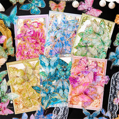 20pcs Butterfly Collection Series Decorative Stickers