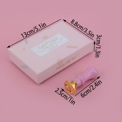 Wax Seal Set: Stamp, Heads, Stove, Spoon