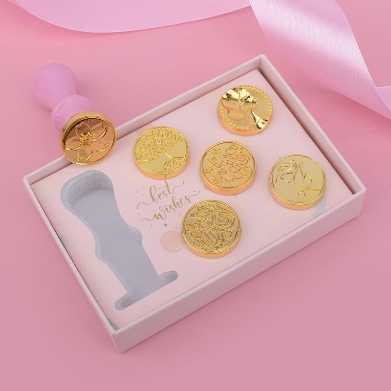 Wax Seal Set: Stamp, Heads, Stove, Spoon