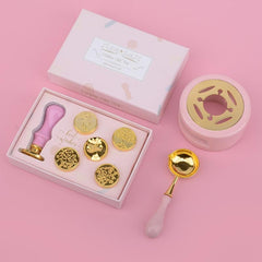 Wax Seal Set: Stamp, Heads, Stove, Spoon