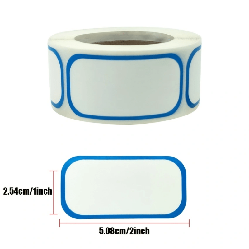 300pcs Removable Labels Roll Contrast Trim Label Sticker
