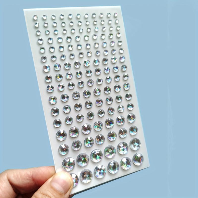 Laser Light Gem Crystal Diamond Stickers Makeup Stickers