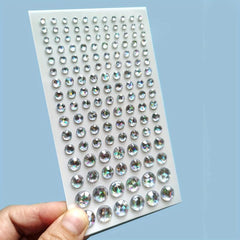 Laser Light Gem Crystal Diamond Stickers Makeup Stickers