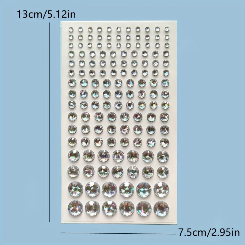 Laser Light Gem Crystal Diamond Stickers Makeup Stickers
