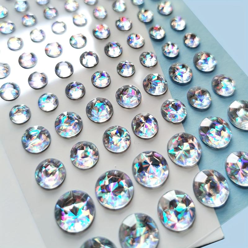 Laser Light Gem Crystal Diamond Stickers Makeup Stickers